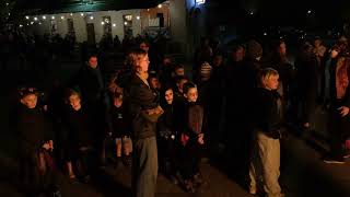 2024 10 31 Vuurshow bende van sterkneus Onthaal  halloweentocht scouts Brakel en Lierde amp caplette [upl. by Dottie]