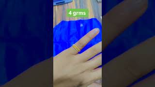 22k gold finger ring 💍4 grms only reelsfacebook viralpost virals foryourpage foryou motivation [upl. by Komarek]