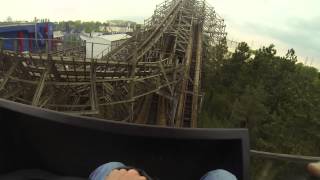 Montu GoPro  The Bandit Movie Park Germany [upl. by Ariaet]