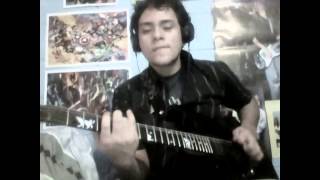 impaled nazarene  armaggedon death squad guitar cover [upl. by Ciredec]