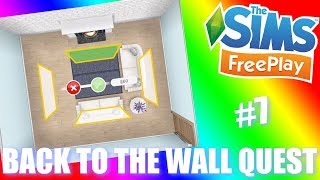 Sims Freeplay  Back to the Wall Quest Walkthrough 7 [upl. by Nyltiak]