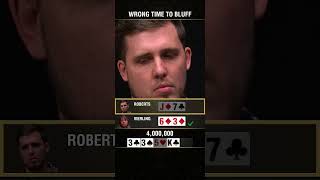 Extreme Bluff Fail at WSOP Event [upl. by Thirzi141]