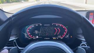 2021 BMW M550I XDrive 060 Launch Control [upl. by Anoek587]