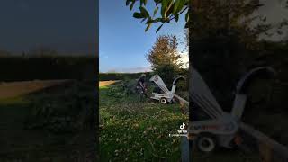 Foxwood C120 chipper video created by Ed Stephens woodchipper Foxwoodchippers [upl. by Deraj]