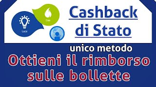 Cashback sulle bollette di luce e gas  come ottenere il rimborso [upl. by Navannod]