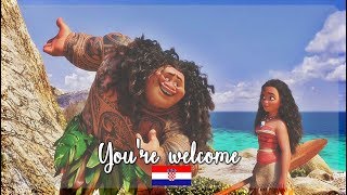 Moana  Vaiana Youre welcome Croatian SampT [upl. by Juliano]