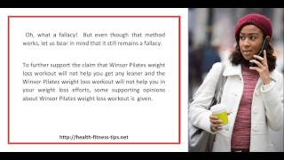 Winsor Pilates Weight Loss A Fallacy [upl. by Htebzil3]