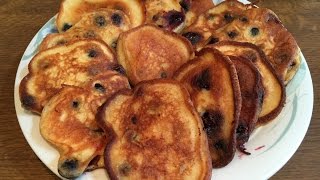 Blaubeer Pancakes  Gluten und Laktosefrei  Backen mit Brini [upl. by Philipson]