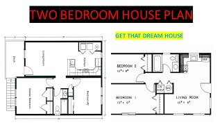 Get your 2 bedroom house planArchitectural drawings [upl. by Eiramanel]