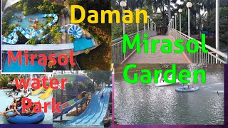 Daman Trip part 4। Mirasol Water Park। Mirasol Lake Garden।Damans Biggest Water ParkzebaSaji [upl. by Clerc820]