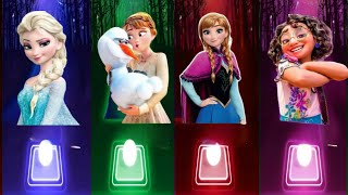 Disney Princesses Songs on YouTube  Let It Go Vs Elsa Vs Anna Vs Into The Unknown  Who is Best [upl. by Dehnel]