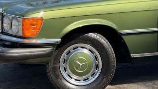 1977 Mercedes Benz 280SE Cypress Green [upl. by Aerdnna]