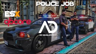 QBESX Advanced Police Job Replacement  FiveM [upl. by Sokram]