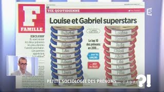 Petite sociologie des prénoms cadire 03112017 [upl. by Dlorej]