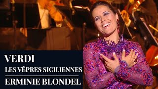 VERDI  Les Vêpres Siciliennes  quotMercè Dilette amichequot by Erminie Blondel  Live HD [upl. by Aizti]