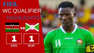 Harambee Stars vs Burundi  Kenya vs Burundi ends 11 [upl. by Amiaj260]