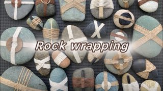 How to create wrapped rocks [upl. by Tlok]