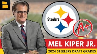 Mel Kiper’s 2024 NFL Draft Grades For The Pittsburgh Steelers [upl. by Athalie857]