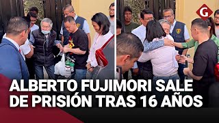 ALBERTO FUJIMORI sale en LIBERTAD tras 16 años por fallo del Tribunal Constitucional  Gestión [upl. by Yelyk766]