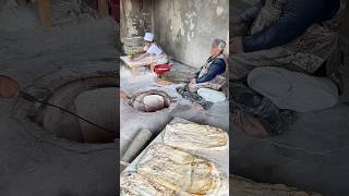 How Armenian Lavash bread is baked [upl. by Melcher922]