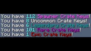 HoaxMC 100 Rare Crate Key Opening And 2 Monthlys [upl. by Oah980]