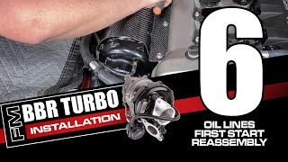 ND BBR Turbo Install Part SIX  Oil Lines First Start amp Reassembly [upl. by Combes765]