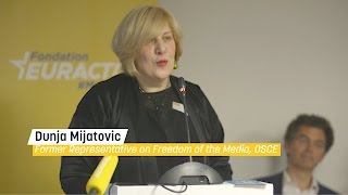 Dunja Mijatovic let’s embrace change to support courageous journalism [upl. by Akirrehs591]