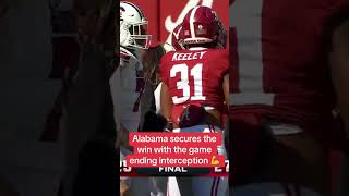 Alabama avoids a 700 upset 😳 shorts [upl. by Lentha]