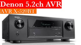 Denon 52ch AVR  Denon AVR X 520BT  Denon home theater system  dolby digital amplifier  denon [upl. by Etienne161]