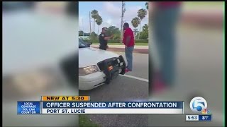 Officer suspended after confrontation [upl. by Orman372]