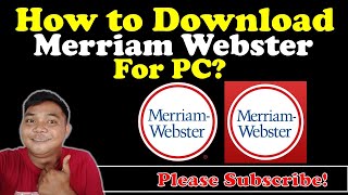 How To Download Merriam Webster For PC  Mister Learning [upl. by Gavin617]