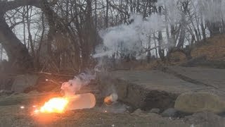 AA Lithium Metal Battery  Water  Explosion [upl. by Resay]