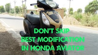 fully modified honda aviator and dont skip this video [upl. by Noleta]