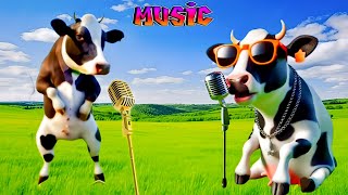 FUNNY COW DANCE  79  COW DANCE amp COW VIDEO DANCING COW [upl. by Atlee]