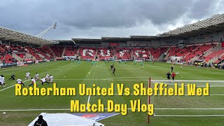 Rotherham United 01 Sheffield Wed Vlog 202324 [upl. by Tanner]