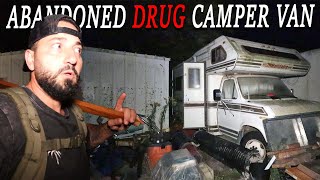 EXPLORING A DRUG DEALERS ABANDONED RV MOTORHOME DRUGS FOUND [upl. by Kolosick]