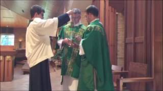 Altar Server Training Video for Masses with Incense [upl. by Avrom]