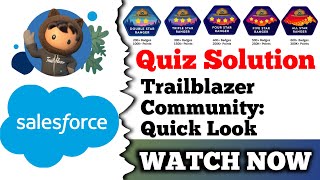 Trailblazer Community Quick Look  Salesforce Trailhead  Explore the Trailblazer Community [upl. by Enaillil]