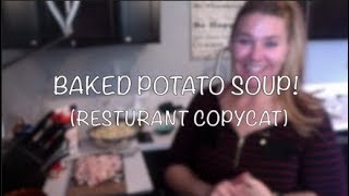 COPYCAT Baked Potato Soup Saltgrass Steakhouse [upl. by Enale309]