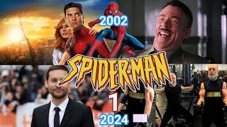 SpiderMan 1 Cast 20022024 Then and now [upl. by Issy551]