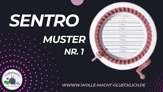 Muster Nr1 für Sentro  Addi  Strickmaschine  Kurbelmaschine  kurbeln  macht einfach Spaß [upl. by Niwrek272]