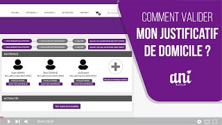 Tuto aniapp  Comment valider mon justificatif de domicile [upl. by Soren64]