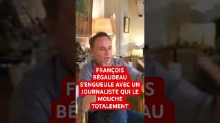 FRANÇOIS BÉGAUDEAU S’ENGUEULE AVEC UN JOURNALISTE QUI LE MOUCHE TOTALEMENT  lesclochardscelestes [upl. by Wiles760]