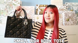 Dior Bag Unboxing Small Dior Book Tote With Strap FINALLY [upl. by Amend]