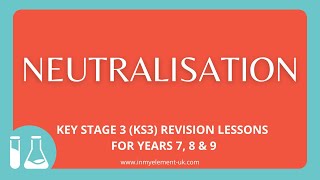 Neutralisation  Acids alkalis word equations and salts  Chemistry Revision Years 7 8 amp 9 [upl. by Rorke]