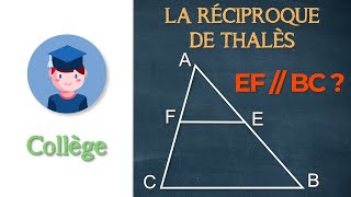 La réciproque du Théorème de Thalès  Collège  Petits Savants [upl. by Drake]