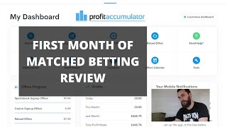 1 Month Matched Betting  Outplayedcom formerly profit accumulator Review  First Month Profit [upl. by Lucias236]