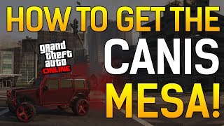 GTA 5 Online  How to Get The Canis Mesa Merryweather Jeep EASIEST METHOD GTA V Online GTA V [upl. by Pirali]