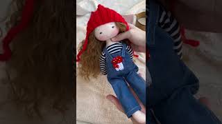 Rag Doll with Clothes  DIY Doll  Inspired by Waldorf clothdoll diysewing handmadedoll [upl. by Rossen]