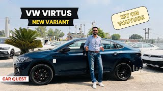 2024 VW Virtus GT Plus Sport  New Variant Walkaround  Car Quest [upl. by Vernor]